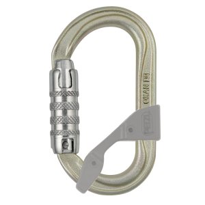 Petzl Oxan Screw-Lock steel schwarz