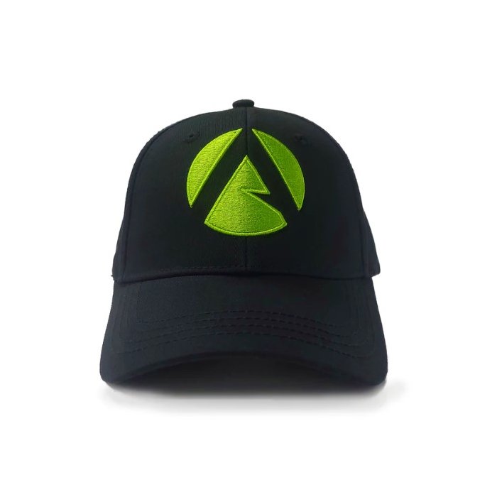Arbortec Black Baseball Cap ICON black/lime AT052