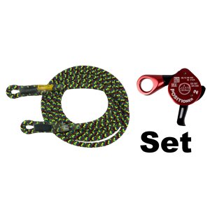 Edelrid Halteseil X-P*E seychellen Positioner-Wirbel Set 6 m
