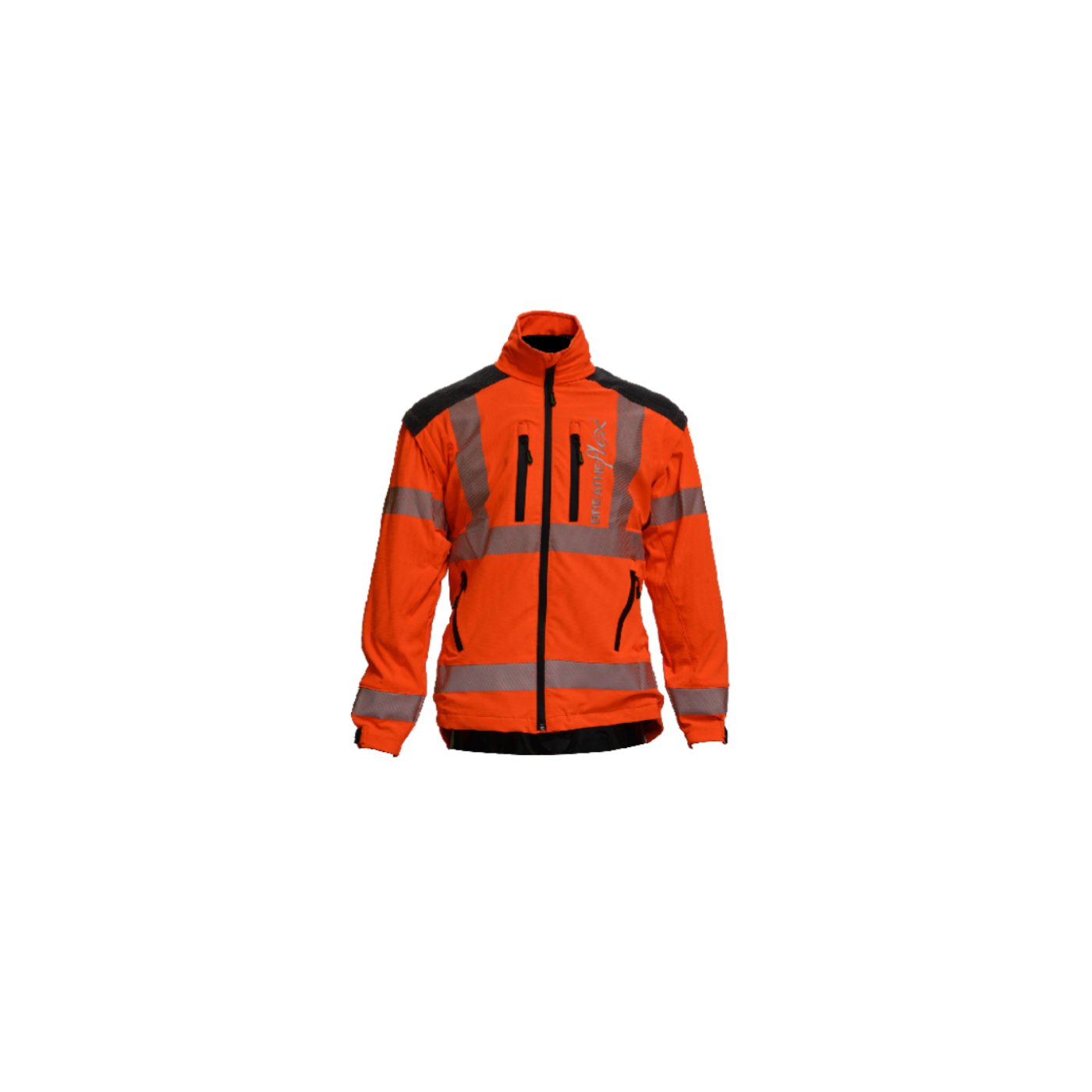 orange work jacket