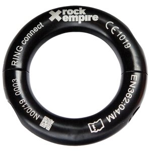 Rock Empire Ring Connect Open black