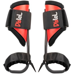Distel Baumsteigeisen Alu Komfort rot Dorn 58 mm - Lang