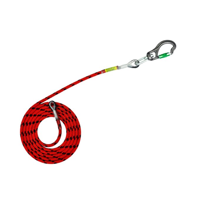 Gleistein Safety Wire Sidewinder Super Flex rot/schwarz 4 m