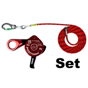 Gleistein Safety Wire Positioner Set rot/schwarz 5 m