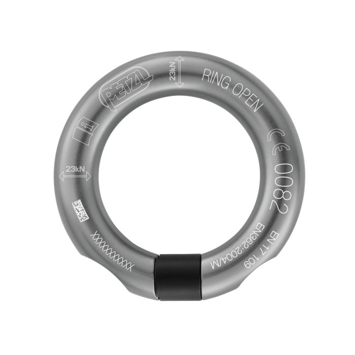 Petzl Ring Open dunkelgrau