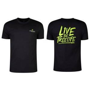 Arbortec T-shirt black-lime AB 