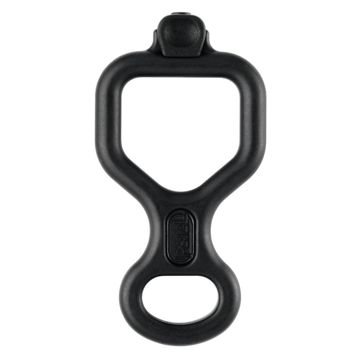 Petzl HUIT ANTIBRULURE Abseilachter black