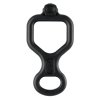 Petzl HUIT ANTIBRULURE Abseilachter black