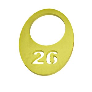 GEFA Jahreskennungsringe 2026 gelb