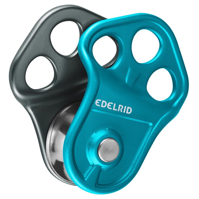 Edelrid Puck Seilrolle blau