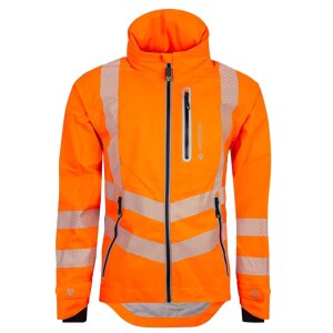 Arbortec Full Zip Waterproof Smock orange Hi-Vis ATHV4420