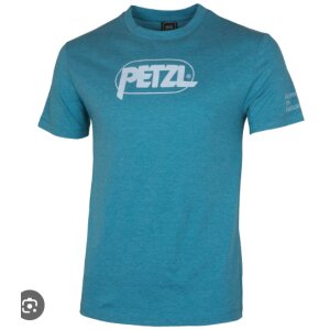 Petzl Adam Tshirt blue Größe S - SONDERPREIS