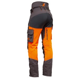 AX-MEN RipStop EVO Schnittschutzhose grau S Kurz -...