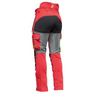 AX-MEN Sommer-Schnittschutzhose rot XS - SONDERPREIS