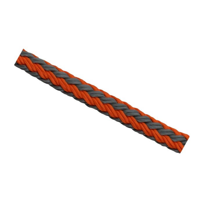 Teufelberger tREX Hohltau 9,5 mm (39 kN) orannge/grau