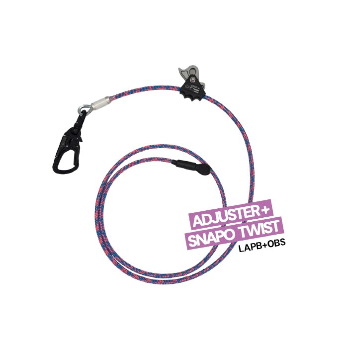 Courant Stileo Twister PINK Komplettset Stahl Kurzsicherung 4 m limited