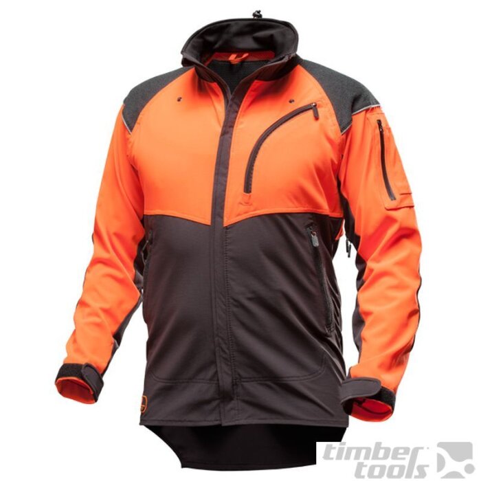 AX-Men Forstjacke - schwarz/orange XXL - Sonderpreis