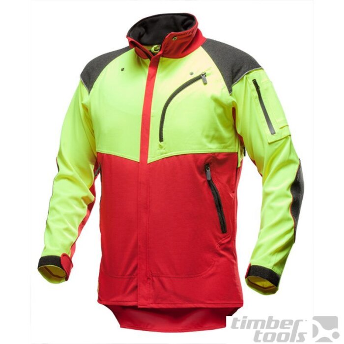 AX-Men Forstjacke - rot/gelb XXL - Sonderpreis