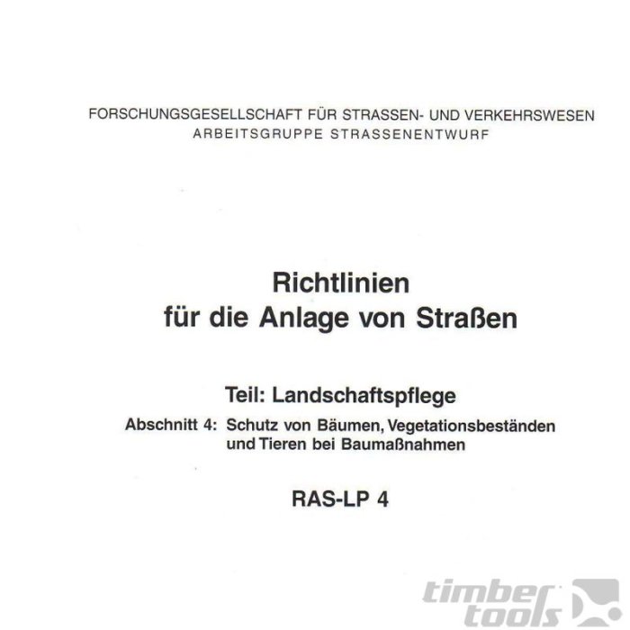 RAS-LP 4 - Richtlinie für die Anlage von Strassen