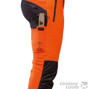 AX-Men Defender Schnittschutzhose rot XL - reduziert