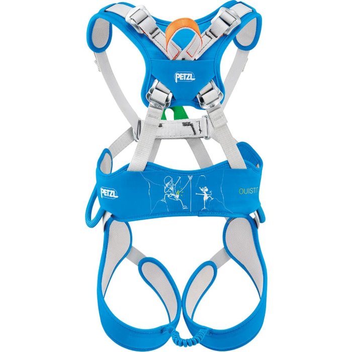 Petzl Ouistiti Komplett Klettergurt blau Kinder