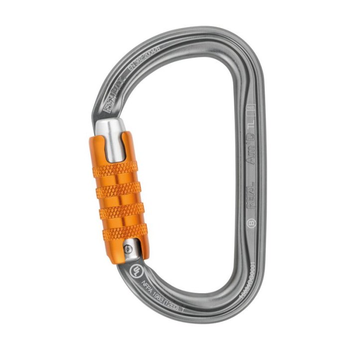 Petzl AmD Triact-Lock silber