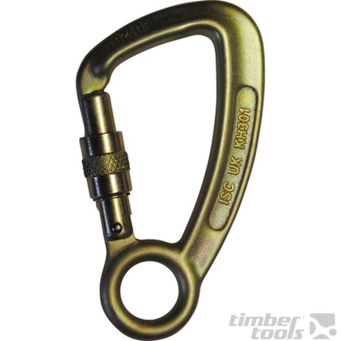 ISC Captive Eye Steel Screwgate 50 kN